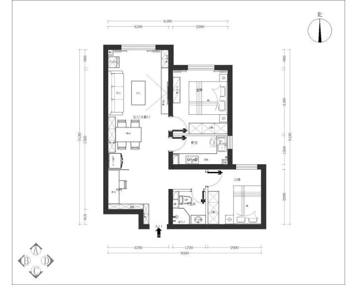 80㎡的兩室一廳怎么設(shè)計(jì)？不如看看這兩套徐建平的作品！