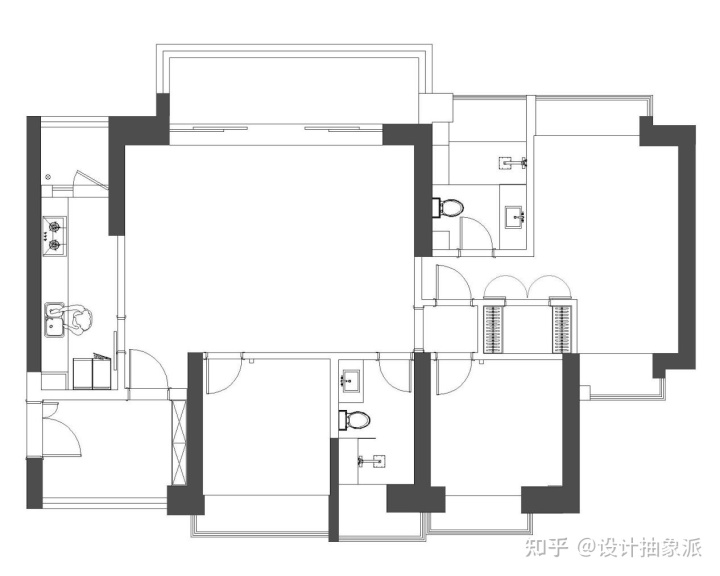 現(xiàn)代簡約裝修案例，單純、簡潔的生活方式